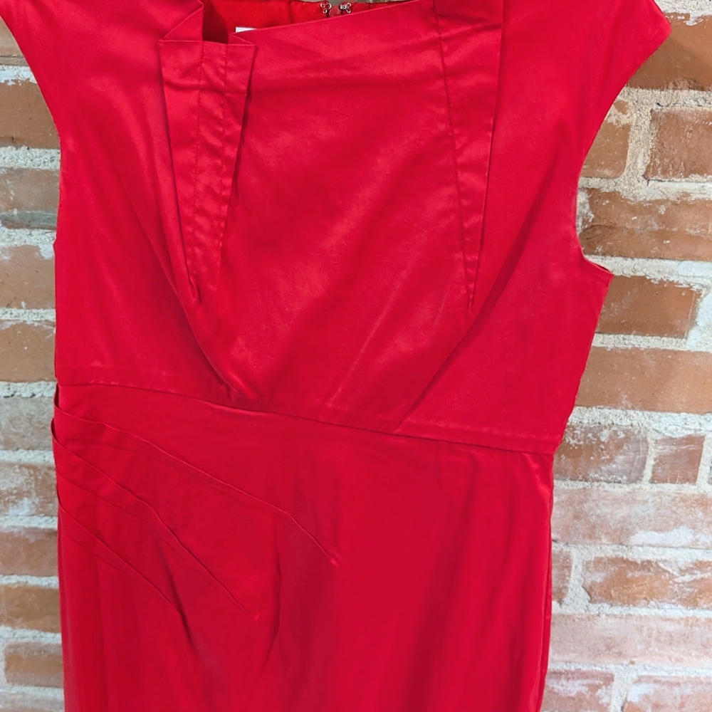 Vintage 90's Suzi Chin for Maggy Boutique Red Dress